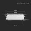 Slika V-TAC LED panel 24W 2500lm 6500K IP20 bela