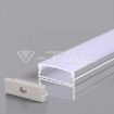 Slika V-TAC ALU profil za LED traku pravi 30x10x2000 mm