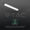 Slika V-TAC LED vodootporna svetiljka CREE 48W 5760 lm 6500K IP65 belo kućište