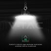 Slika V-TAC LED UFO Highbay svetiljka CREE 150W 23250 lm 4000K IP65 crno kućište