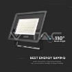 Slika V-TAC LED reflektor F-Series 200W 17600 lm 4000K IP65 crno kućište