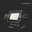 Slika V-TAC LED reflektor F-Series 200W 17600 lm 4000K IP65 crno kućište