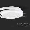 Slika V-TAC LED dekorativna svetiljka Ø450 × h 50 mm 38W 4050lm 4000K IP20 bela