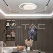 Slika V-TAC LED dekorativna svetiljka Ø450 × h 50 mm 38W 4050lm 4000K IP20 bela