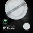 Slika V-TAC LED panel 6W 630lm IP20 bela