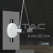 Slika V-TAC LED svetiljka 9u1 Ø 320mm 8W 2600lm 3000K IP65 sa senzorom
