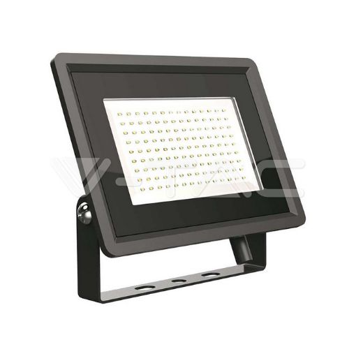 Slika V-TAC LED reflektor F-Series 100W 8700 lm 4000K IP65 crno kućište