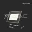 Slika V-TAC LED reflektor F-Series 100W 8700 lm 4000K IP65 crno kućište