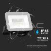 Slika V-TAC LED reflektor Samsung 30W 2505 lm 6500K IP65 crno kućište