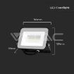 Slika V-TAC LED reflektor Samsung 30W 2505 lm 6500K IP65 crno kućište