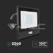 Slika V-TAC LED reflektor sa senzorom Samsung 30W 2340 lm 4000K IP65 crno kućište