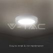 Slika V-TAC LED panel nadgradni 18W 1980lm 6500K IP20 bela