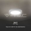 Slika V-TAC LED panel nadgradni 24W 2640lm 4000K IP20 bela