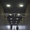 Slika V-TAC LED panel nadgradni 24W 2640lm 6500K IP20 bela