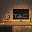 Slika V-TAC LED traka 10W/m 840lm/m AMBER IP67