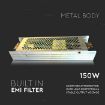 Slika V-TAC LED napajanje 150W IP20 Metal Slim