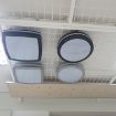 Slika Plafonska okrugla Svetiljka 2xE27, IP54. Telo svetiljke Izliveno od Aluminijuma, plastificirana, Crne boje, dimenzije: fi 300 mm x h 73 mm. Šifra 6110C
