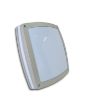 Slika Plafonska četvrtasta Svetiljka 2xE27, IP54. Telo svetiljke Izliveno od Aluminijuma, plastificirana, Sive boje, dimenzije: 300 x 300 x h 73mm. Šifra 6140