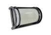Slika Plafonska svetiljka 1xE27 100w IP54. Telo svetiljke Izliveno od Aluminijuma, plastificirana, Crne boje, dimencije: D 265 x Š 180 x h 130 mm. Šifra 2616-1C