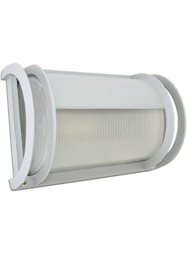 Slika Zidna svetiljka 1xE27 100w IP54. Telo svetiljke Izliveno od Aluminijuma, plastificirana, Sive boje, dimenzije: D 265 x Š 180 x h 130 mm. Šifra 2616-2