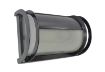 Slika Zidna svetiljka 1xE27 100w IP54. Telo svetiljke Izliveno od Aluminijuma, plastificirana, Crne boje, dimenzije: D 265 x Š 180 x h 130 mm. Šifra 2616-2C