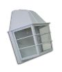 Slika Zidna svetiljka 1xE27 100w IP20, Telo svetiljke Izliveno od Aluminijuma, plastificira, Bele boje, dimenzije:  D 200 x Š 105 x h 240 mm. Šifra 2513