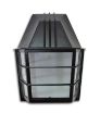 Slika Zidna svetiljka 1xE27 100w IP20, Telo svetiljke Izliveno od Aluminijuma, plastificira, Crne boje, dimenzije:  D 200 x Š 105 x h 240 mm. Šifra 2513C
