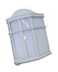 Slika Zidna svetiljka 1xE27 100w IP20, Telo svetiljke Izliveno od Aluminijuma, plastificirana, Bele boje, dimenzije:  D 190 x Š 105 x h 248 mm. Šifra 2514