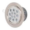 Slika Led ugradna rozetna 12x1w, 6400k, fi 100 / 127 mm, matt chrom. Šifra TS 0312