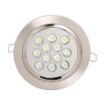 Slika Led ugradna rozetna 12x1w, 6400k, fi 100 / 127 mm, matt chrom. Šifra TS 0312